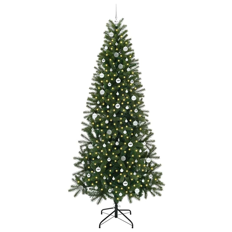 Load image into Gallery viewer, Vidaxl kunstkerstboom met 300 led met standaard groen 240 cm pe en pvc
