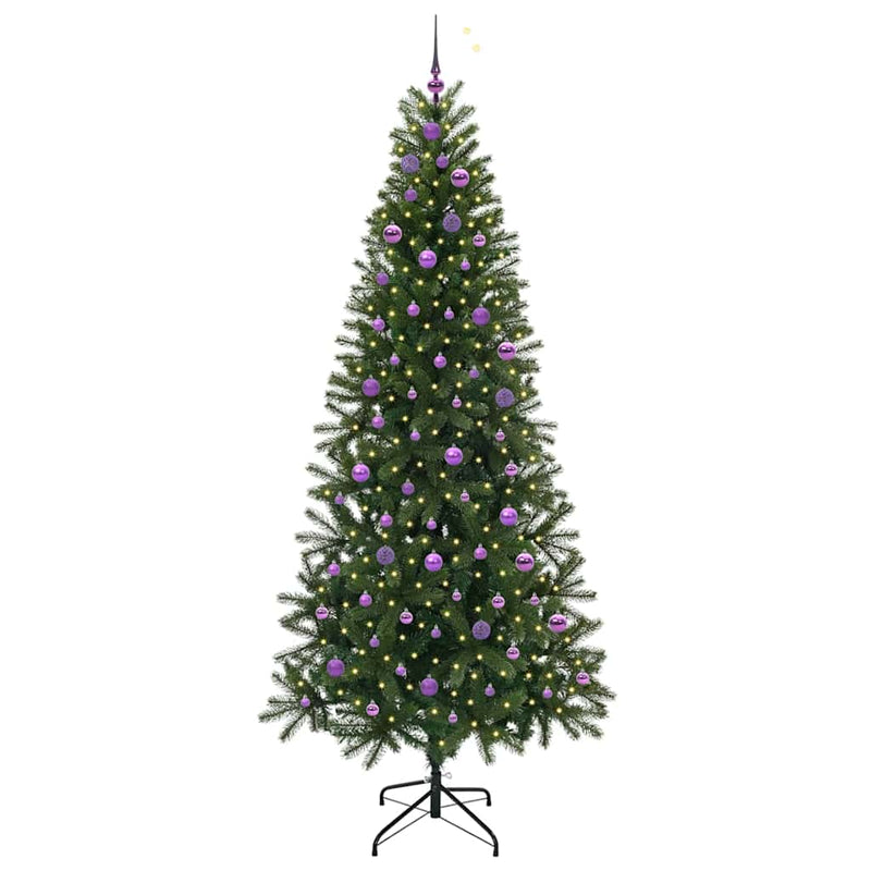 Load image into Gallery viewer, Vidaxl kunstkerstboom met 300 led met standaard groen 240 cm pe en pvc

