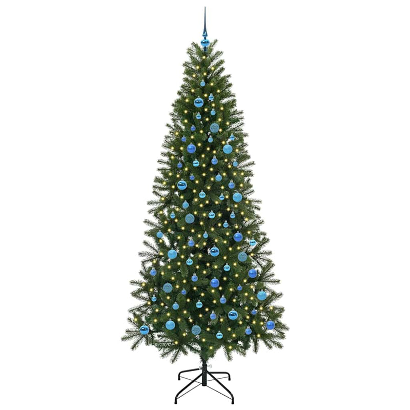 Load image into Gallery viewer, Vidaxl kunstkerstboom met 300 led met standaard groen 240 cm pe en pvc
