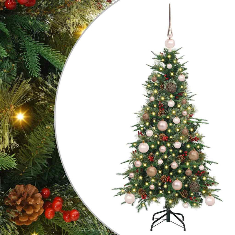 Load image into Gallery viewer, Vidaxl kunstmatige inklapbare kerstboom groen 120 cm pe en pvc
