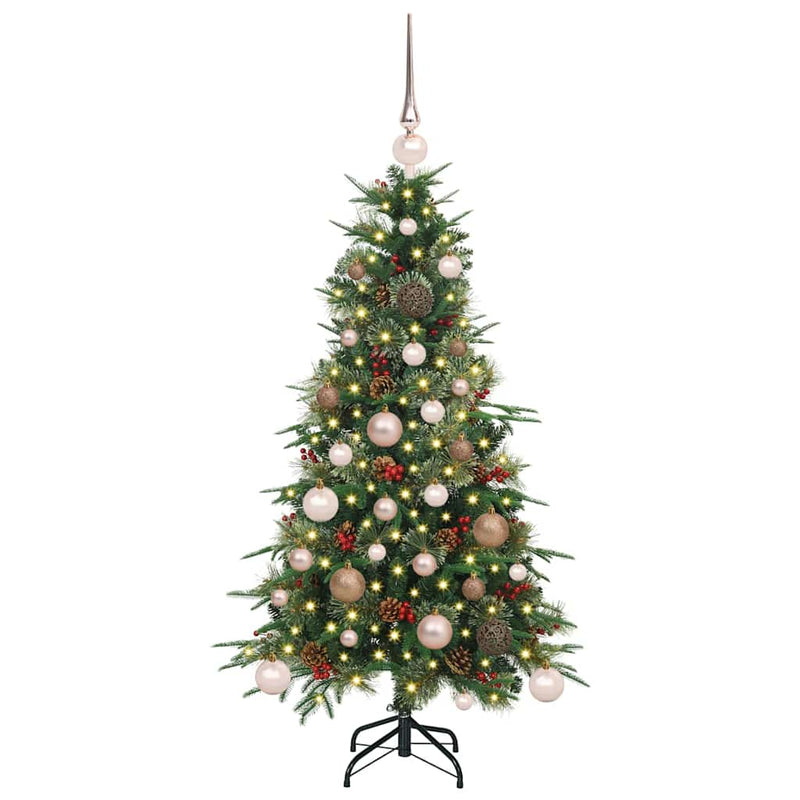 Load image into Gallery viewer, Vidaxl kunstmatige inklapbare kerstboom groen 120 cm pe en pvc
