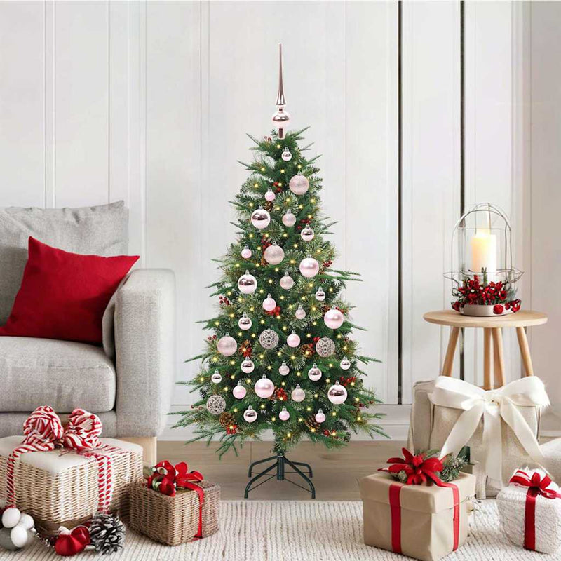 Load image into Gallery viewer, Vidaxl kunstmatige inklapbare kerstboom groen 120 cm pe en pvc
