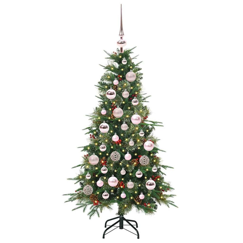 Load image into Gallery viewer, Vidaxl kunstmatige inklapbare kerstboom groen 120 cm pe en pvc
