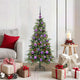 Vidaxl kunstmatige inklapbare kerstboom groen 120 cm pe en pvc