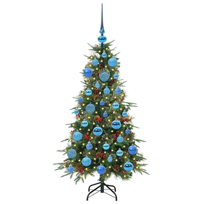 Load image into Gallery viewer, Vidaxl kunstmatige inklapbare kerstboom groen 120 cm pe en pvc
