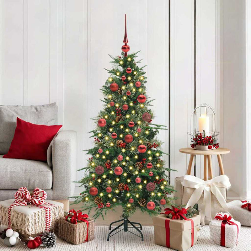 Load image into Gallery viewer, Vidaxl kunstmatige inklapbare kerstboom groen 150 cm pe en pvc
