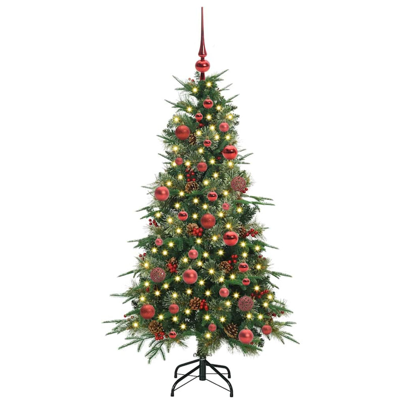 Load image into Gallery viewer, Vidaxl kunstmatige inklapbare kerstboom groen 150 cm pe en pvc
