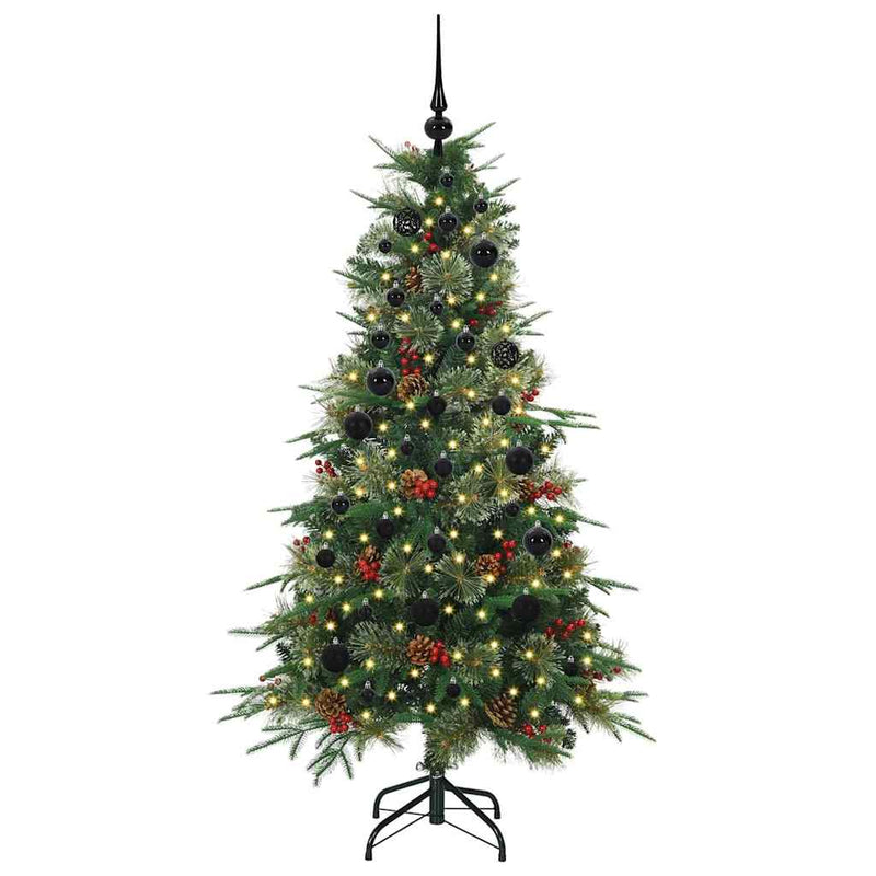 Load image into Gallery viewer, Vidaxl kunstmatige inklapbare kerstboom groen 150 cm pe en pvc
