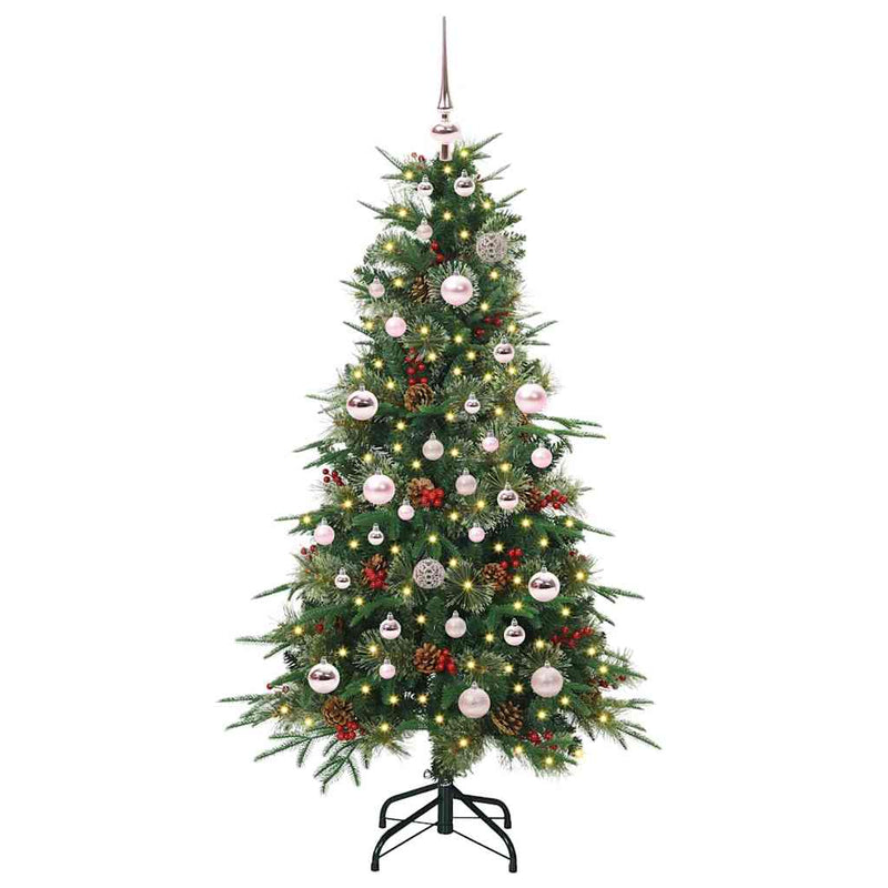 Load image into Gallery viewer, Vidaxl kunstmatige inklapbare kerstboom groen 150 cm pe en pvc
