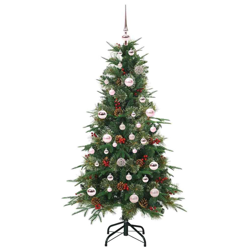 Load image into Gallery viewer, Vidaxl kunstmatige inklapbare kerstboom groen 150 cm pe en pvc
