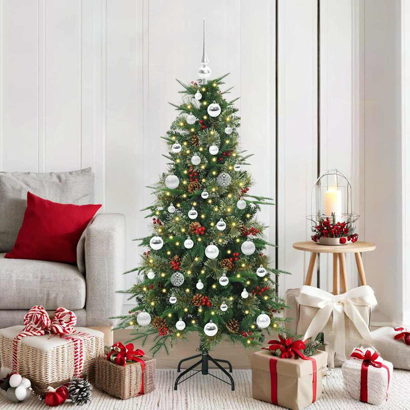 Load image into Gallery viewer, Vidaxl kunstmatige inklapbare kerstboom groen 150 cm pe en pvc

