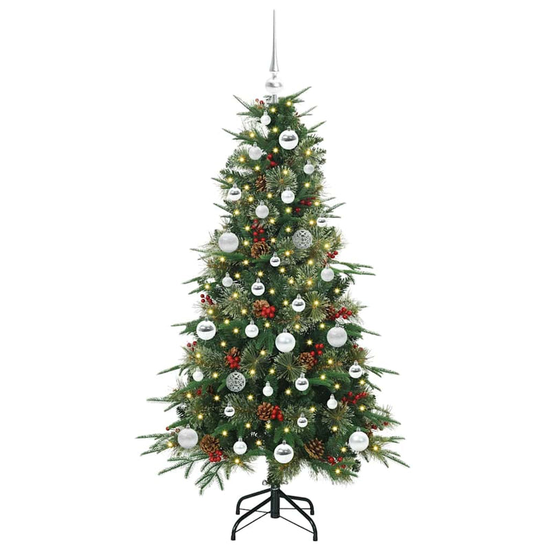 Load image into Gallery viewer, Vidaxl kunstmatige inklapbare kerstboom groen 150 cm pe en pvc
