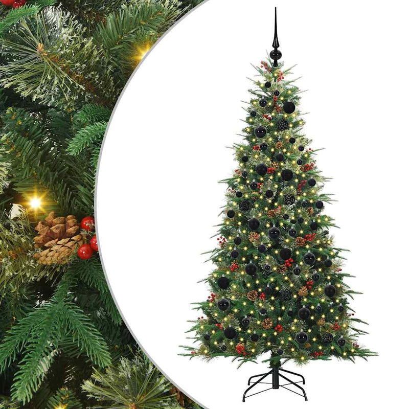 Load image into Gallery viewer, Vidaxl kunstmatige inklapbare kerstboom groen 180 cm pe en pvc
