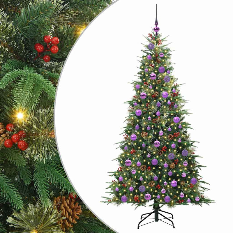 Load image into Gallery viewer, Vidaxl kunstmatige inklapbare kerstboom groen 180 cm pe en pvc
