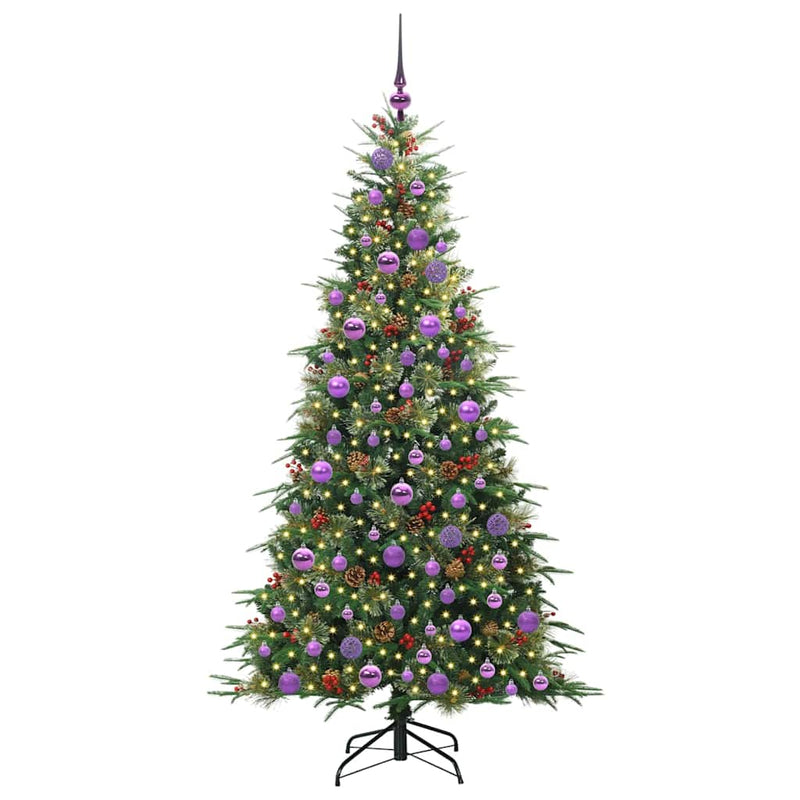 Load image into Gallery viewer, Vidaxl kunstmatige inklapbare kerstboom groen 180 cm pe en pvc
