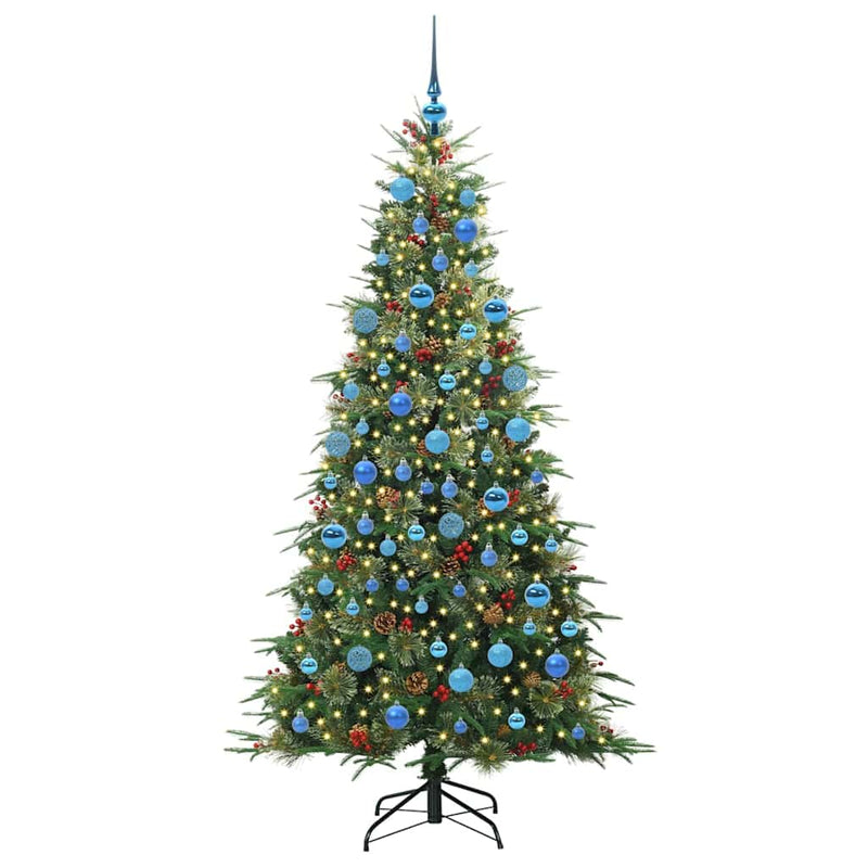Load image into Gallery viewer, Vidaxl kunstmatige inklapbare kerstboom groen 180 cm pe en pvc
