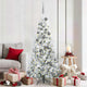 Vidaxl kunstmatige inklapbare kerstboom wit 180 cm pe en pvc