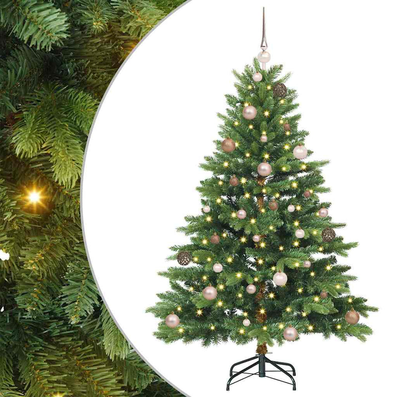 Load image into Gallery viewer, Vidaxl kunstkerstboom met 150 led met standaard groen 150 cm pe en pvc
