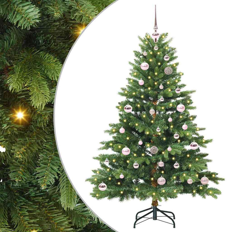 Load image into Gallery viewer, Vidaxl kunstkerstboom met 150 led met standaard groen 150 cm pe en pvc

