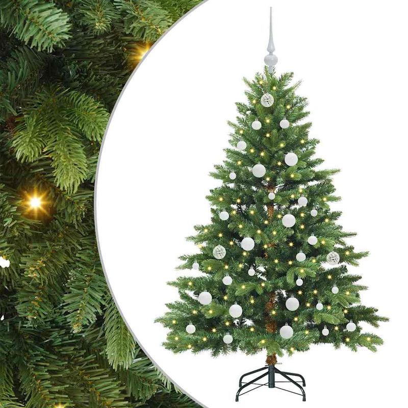Load image into Gallery viewer, Vidaxl kunstkerstboom met 150 led met standaard groen 150 cm pe en pvc
