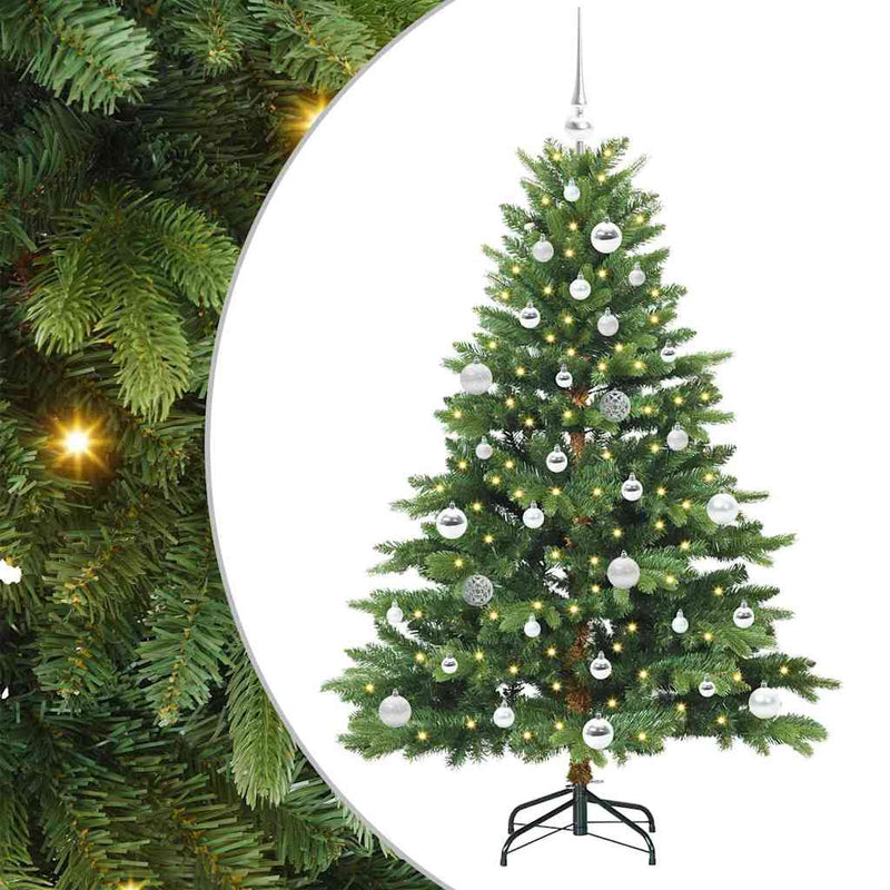 Load image into Gallery viewer, Vidaxl kunstkerstboom met 150 led met standaard groen 150 cm pe en pvc
