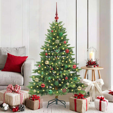 Vidaxl kunstkerstboom met 150 led met standaard groen 150 cm pe en pvc