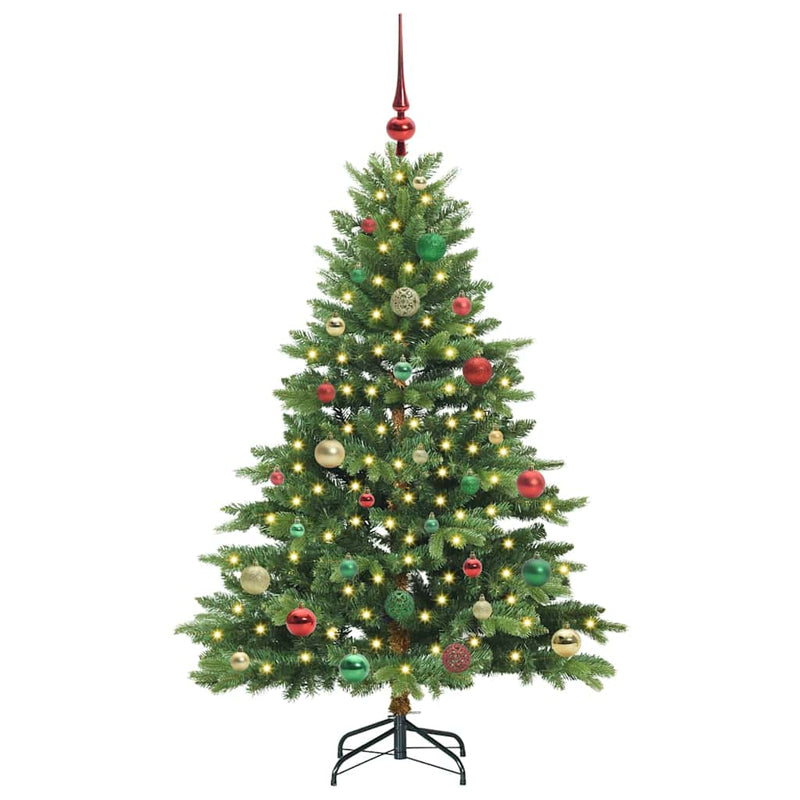 Load image into Gallery viewer, Vidaxl kunstkerstboom met 150 led met standaard groen 150 cm pe en pvc
