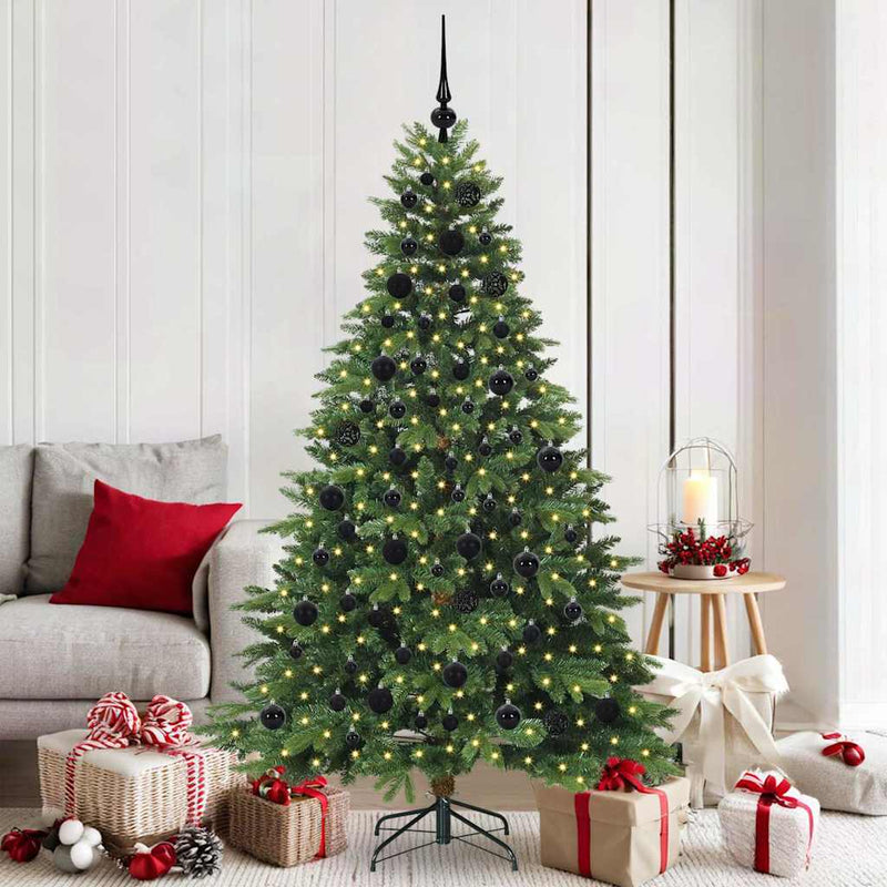 Load image into Gallery viewer, Vidaxl kunstkerstboom met 300 led met standaard groen 180 cm pe en pvc
