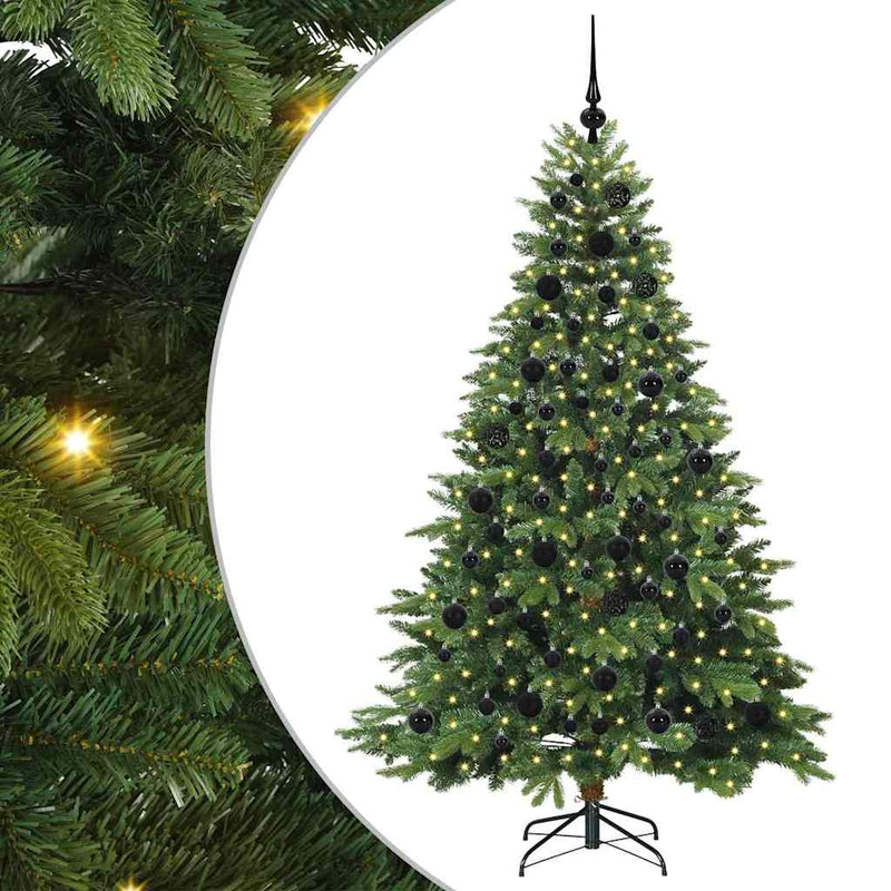 Load image into Gallery viewer, Vidaxl kunstkerstboom met 300 led met standaard groen 180 cm pe en pvc
