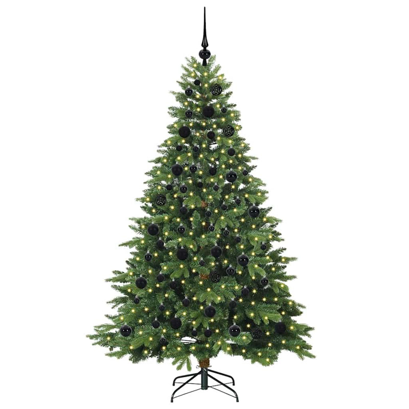Load image into Gallery viewer, Vidaxl kunstkerstboom met 300 led met standaard groen 180 cm pe en pvc
