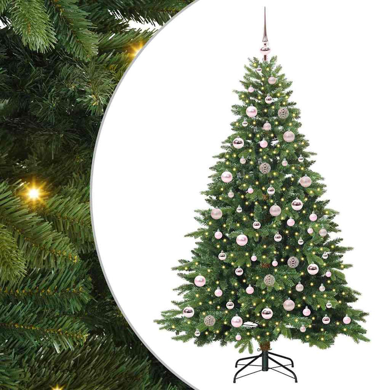 Load image into Gallery viewer, Vidaxl kunstkerstboom met 300 led met standaard groen 180 cm pe en pvc
