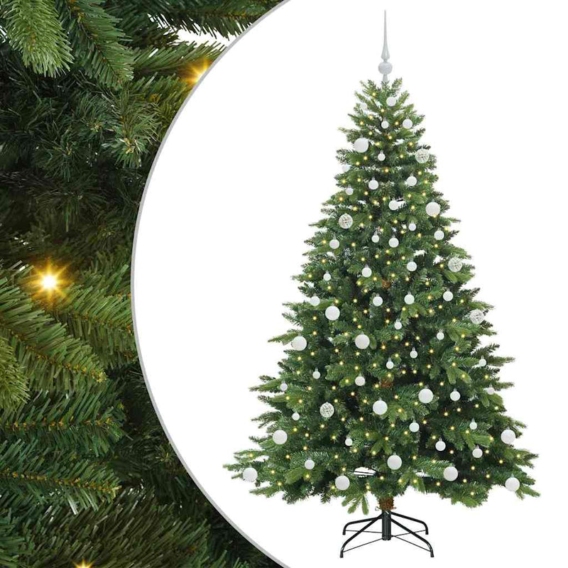 Load image into Gallery viewer, Vidaxl kunstkerstboom met 300 led met standaard groen 180 cm pe en pvc
