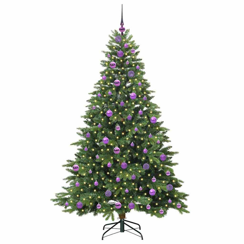 Load image into Gallery viewer, Vidaxl kunstkerstboom met 300 led met standaard groen 180 cm pe en pvc
