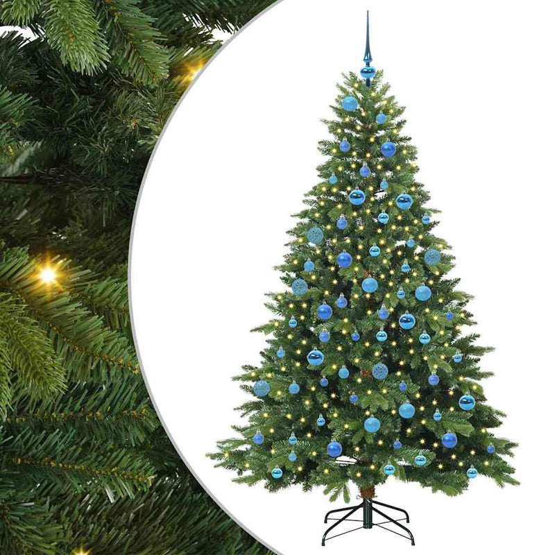 Load image into Gallery viewer, Vidaxl kunstkerstboom met 300 led met standaard groen 180 cm pe en pvc
