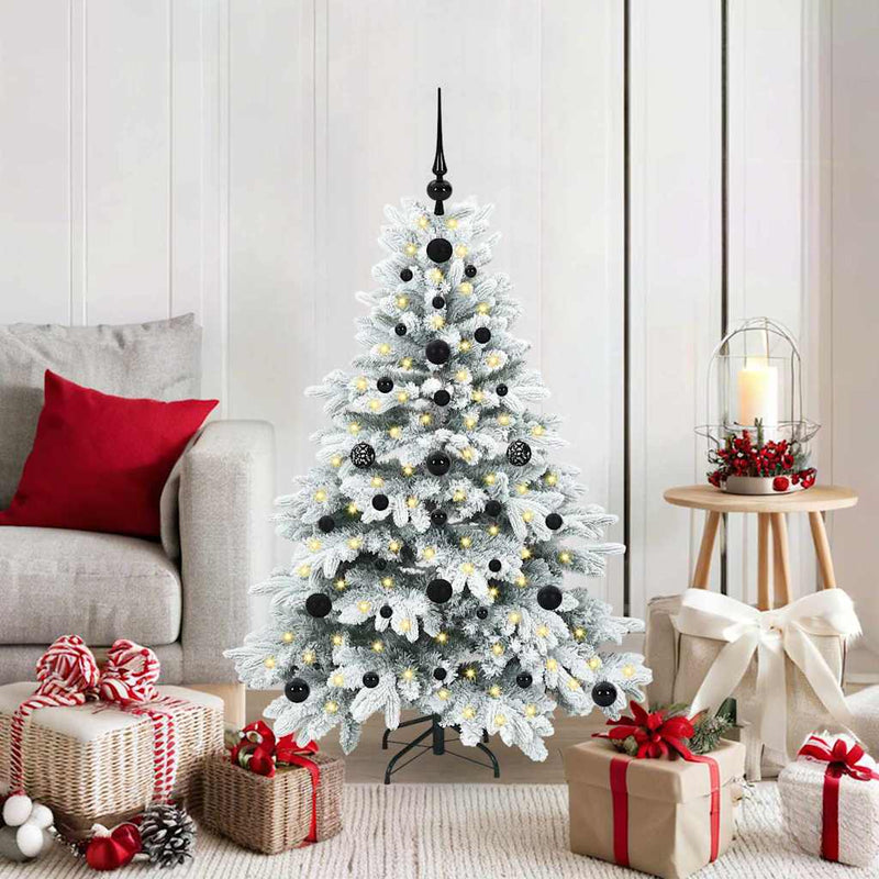 Load image into Gallery viewer, Vidaxl kunstkerstboom met 150 led met standaard wit 120 cm pe en pvc

