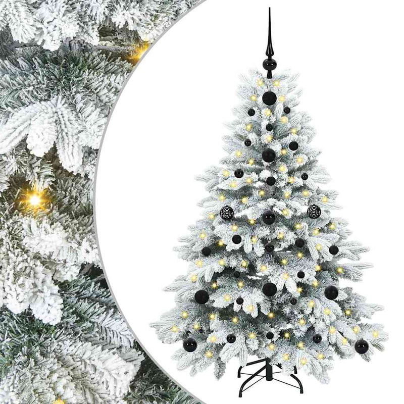 Load image into Gallery viewer, Vidaxl kunstkerstboom met 150 led met standaard wit 120 cm pe en pvc
