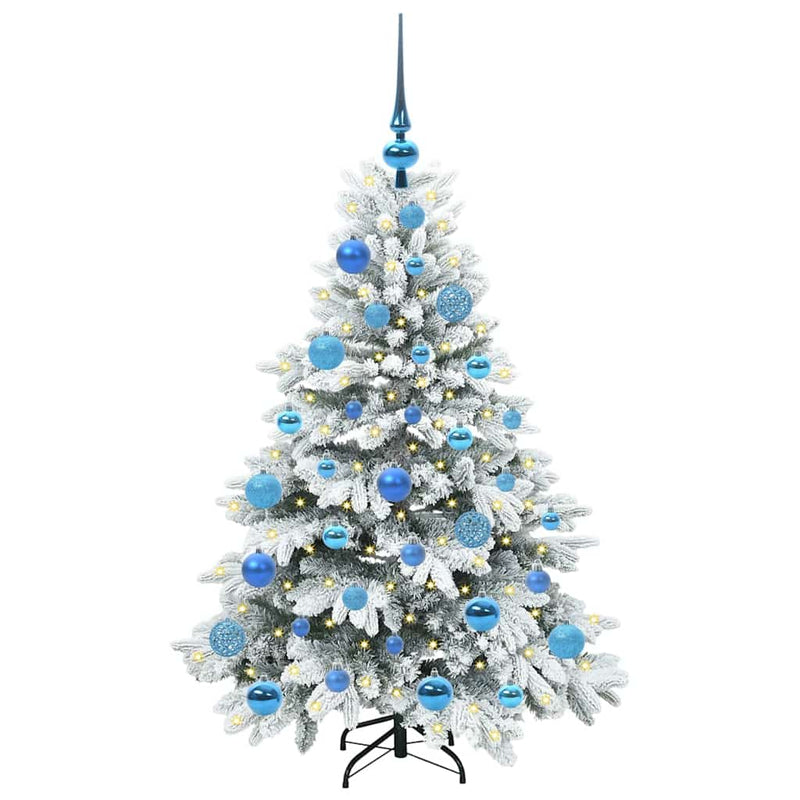 Load image into Gallery viewer, Vidaxl kunstkerstboom met 150 led met standaard wit 120 cm pe en pvc
