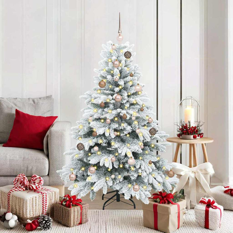 Load image into Gallery viewer, Vidaxl kunstkerstboom met 150 led met standaard wit 150 cm pe en pvc
