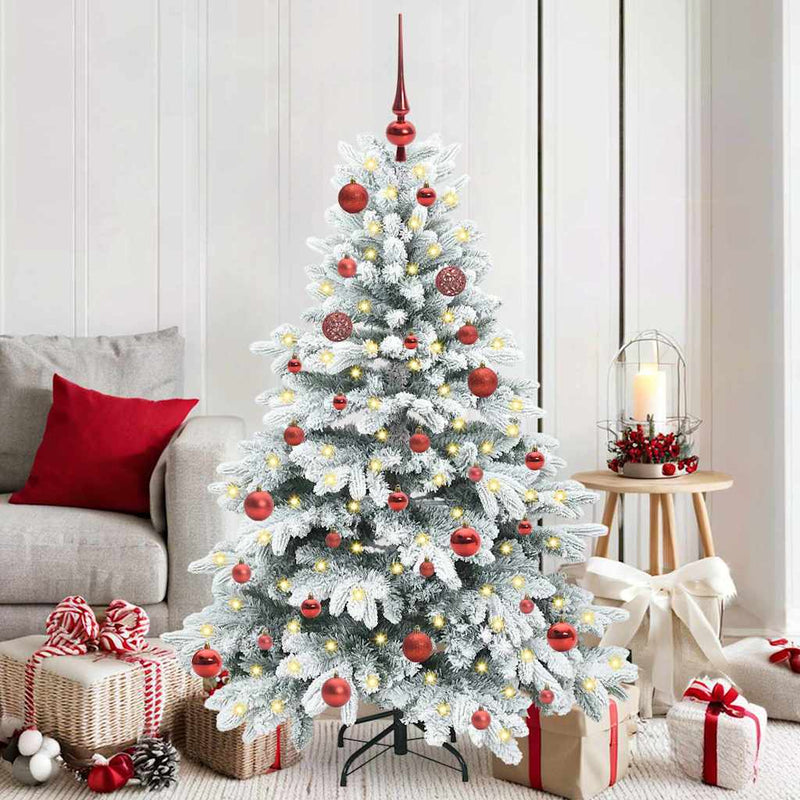Load image into Gallery viewer, Vidaxl kunstkerstboom met 150 led met standaard wit 150 cm pe en pvc

