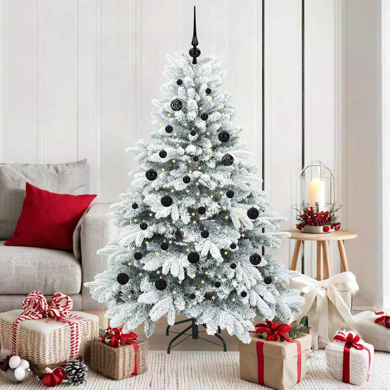 Load image into Gallery viewer, Vidaxl kunstkerstboom met 150 led met standaard wit 150 cm pe en pvc
