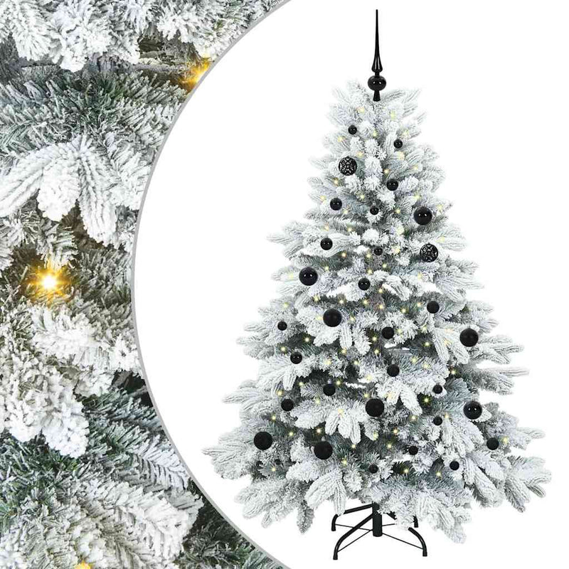Load image into Gallery viewer, Vidaxl kunstkerstboom met 150 led met standaard wit 150 cm pe en pvc
