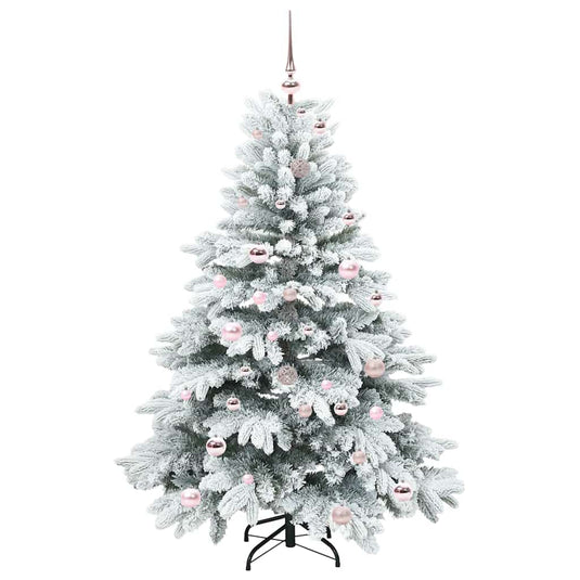 Vidaxl kunstkerstboom met 150 led met standaard wit 150 cm pe en pvc