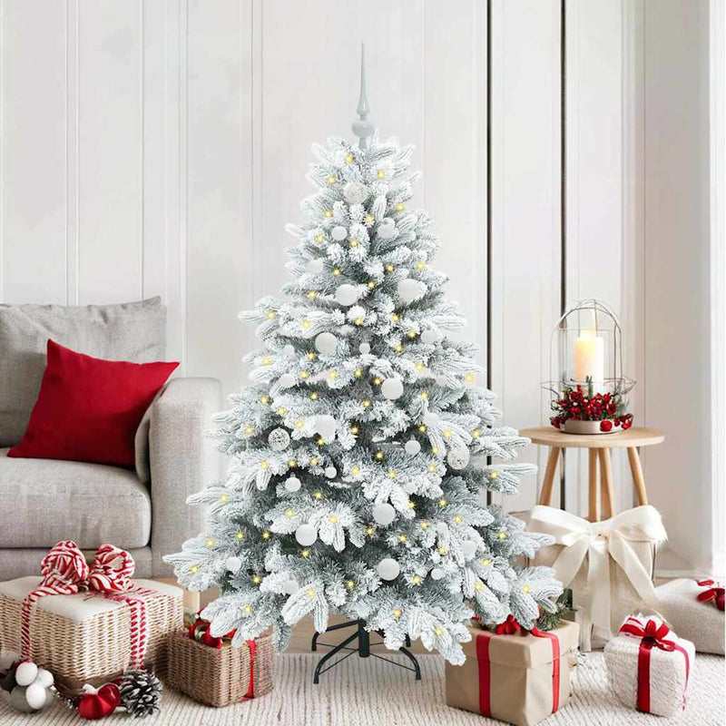 Load image into Gallery viewer, Vidaxl kunstkerstboom met 150 led met standaard wit 150 cm pe en pvc
