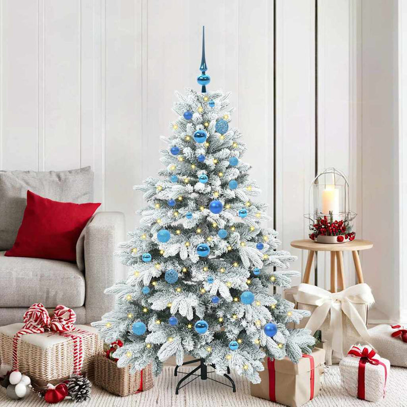 Load image into Gallery viewer, Vidaxl kunstkerstboom met 150 led met standaard wit 150 cm pe en pvc
