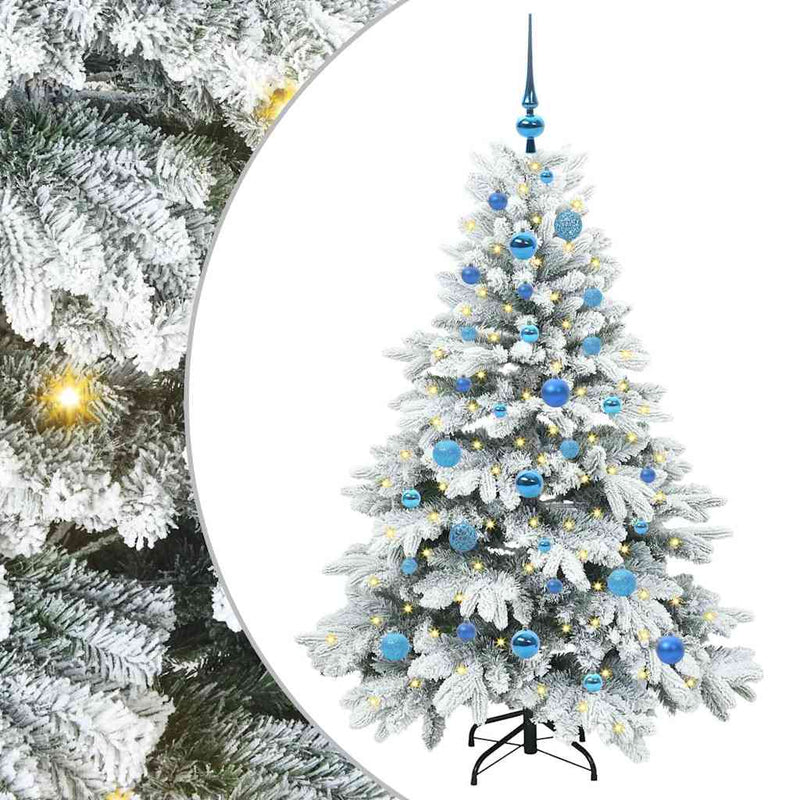 Load image into Gallery viewer, Vidaxl kunstkerstboom met 150 led met standaard wit 150 cm pe en pvc
