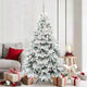 Vidaxl kunstkerstboom met 300 led met standaard wit 180 cm pe en pvc