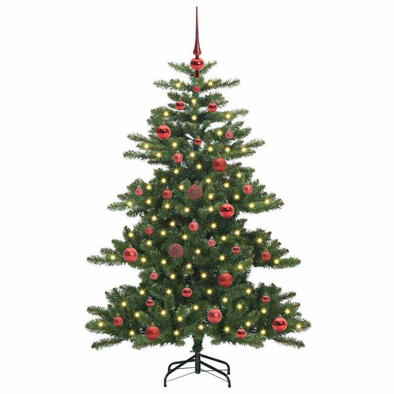 Load image into Gallery viewer, Vidaxl kunstmatige inklapbare kerstboom groen 150 cm pvc en staal
