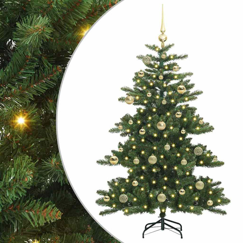 Load image into Gallery viewer, Vidaxl kunstmatige inklapbare kerstboom groen 150 cm pvc en staal
