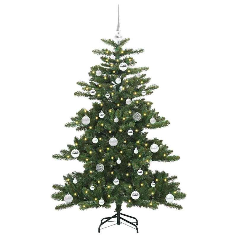 Load image into Gallery viewer, Vidaxl kunstmatige inklapbare kerstboom groen 150 cm pvc en staal
