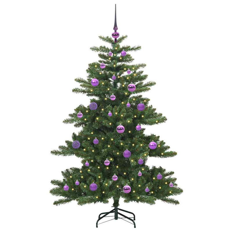 Load image into Gallery viewer, Vidaxl kunstmatige inklapbare kerstboom groen 150 cm pvc en staal
